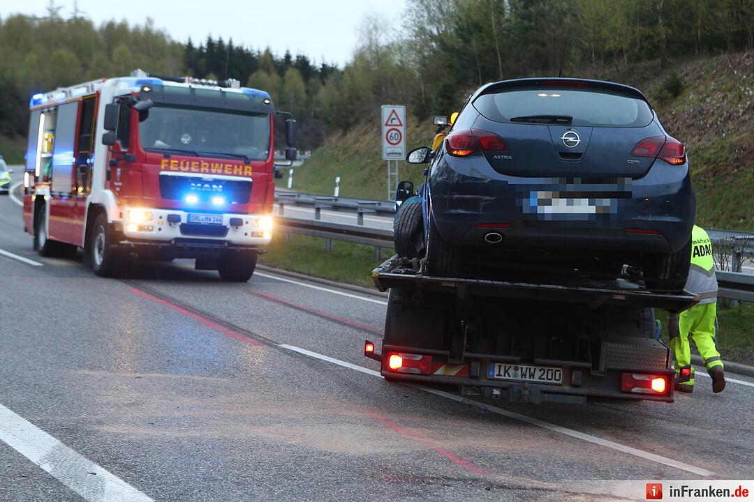 Geisterfahrer-Unfall auf der A73