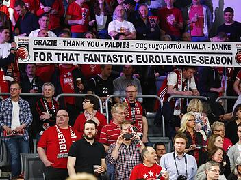 Auch kommende Saison starten die Brose Baskets Bamberg in der Euroleague - als einziges deutsches Team. Foto: Daniel L&ouml;b