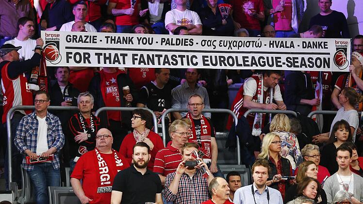 Auch kommende Saison starten die Brose Baskets Bamberg in der Euroleague - als einziges deutsches Team. Foto: Daniel L&ouml;b