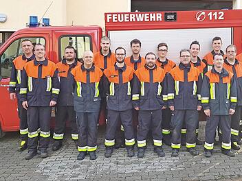 Nach der Leistungspr&uuml;fung der Feuerwehren Ermreuth und R&ouml;dlas Foto: Florian Burkhardt
