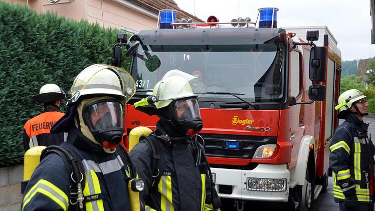 Feuerwehreinsatz in Garitz. Foto: Peter Rauch