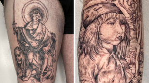 Ausstellung in Nürnberg: Albrecht Dürer als Tattoo