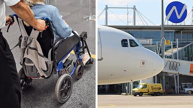 Flughafen N&uuml;rnberg setzt 83-J&auml;hrige in falschen Jet - Rollstuhlfahrerin landet in Albanien
