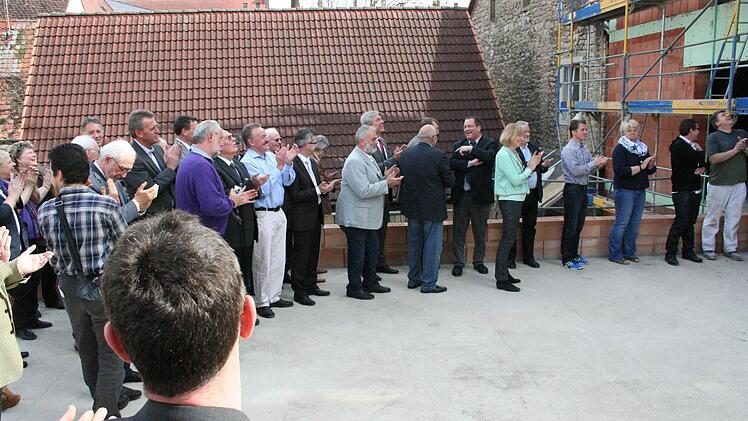 Applaus nach dem Richtspruch