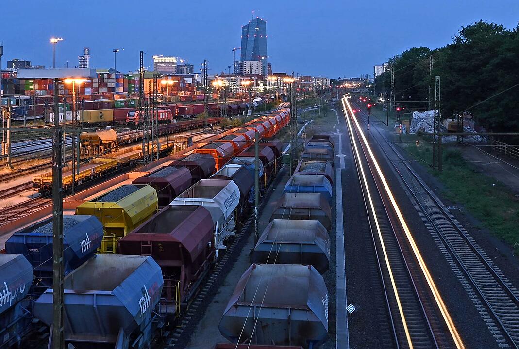 G&uuml;terbahnhof in Frankfurt am Main