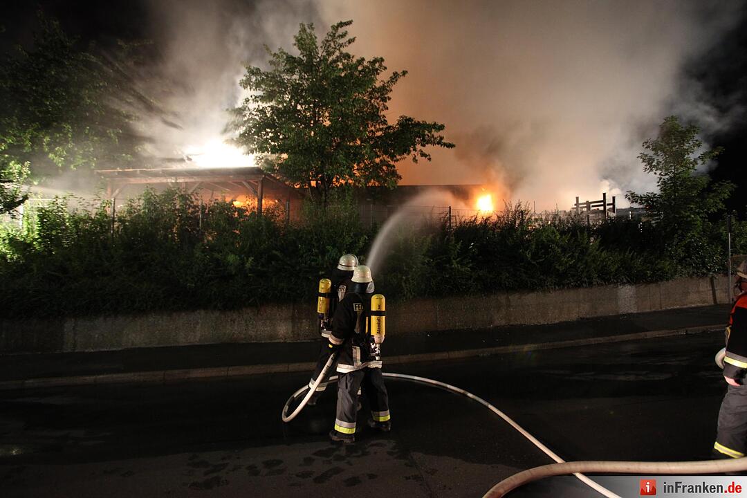 Verheerender GroÃŸbrand vernichtet Kulmbacher Kindergarten