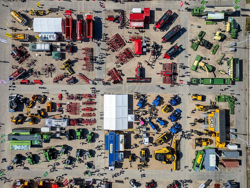 Er&ouml;ffnung der Landwirtschaftsmesse "agra"