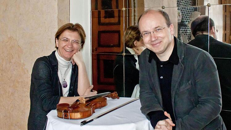 Antje Weithaas und Roland KluttigFoto: Jochen Berger