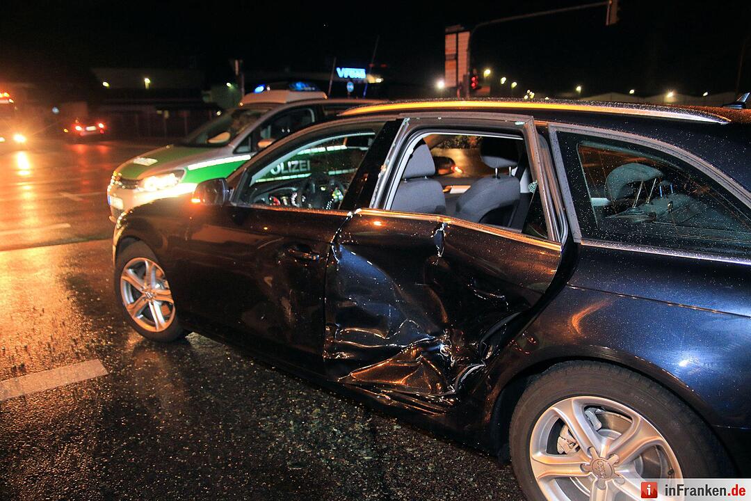 Unfall am Berliner Ring in Bamberg