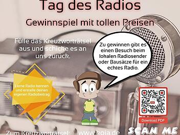 Jugendliche Rätselfüchse können mit etwas Glück ihren eigenen Radiobeitrag erstellen.