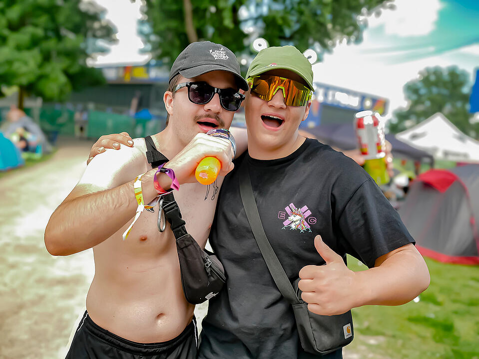 So schön war es bei Rock im Park am Samstag - Camping