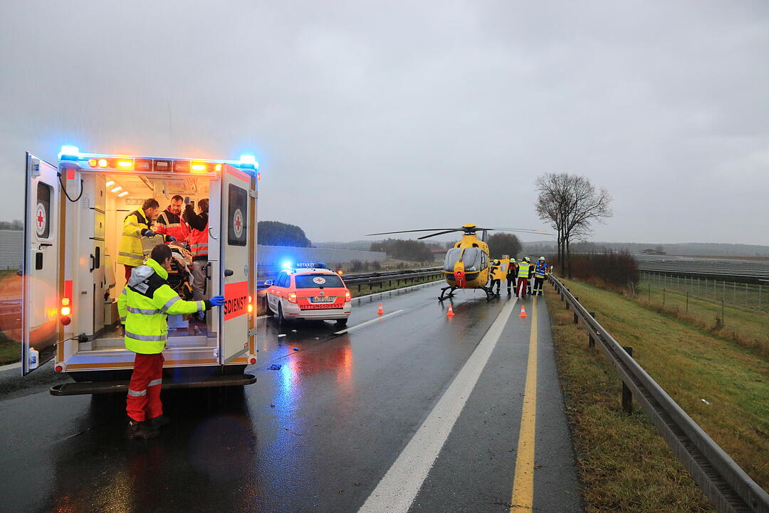 Schwerer Unfall auf A70 bei Wonsees