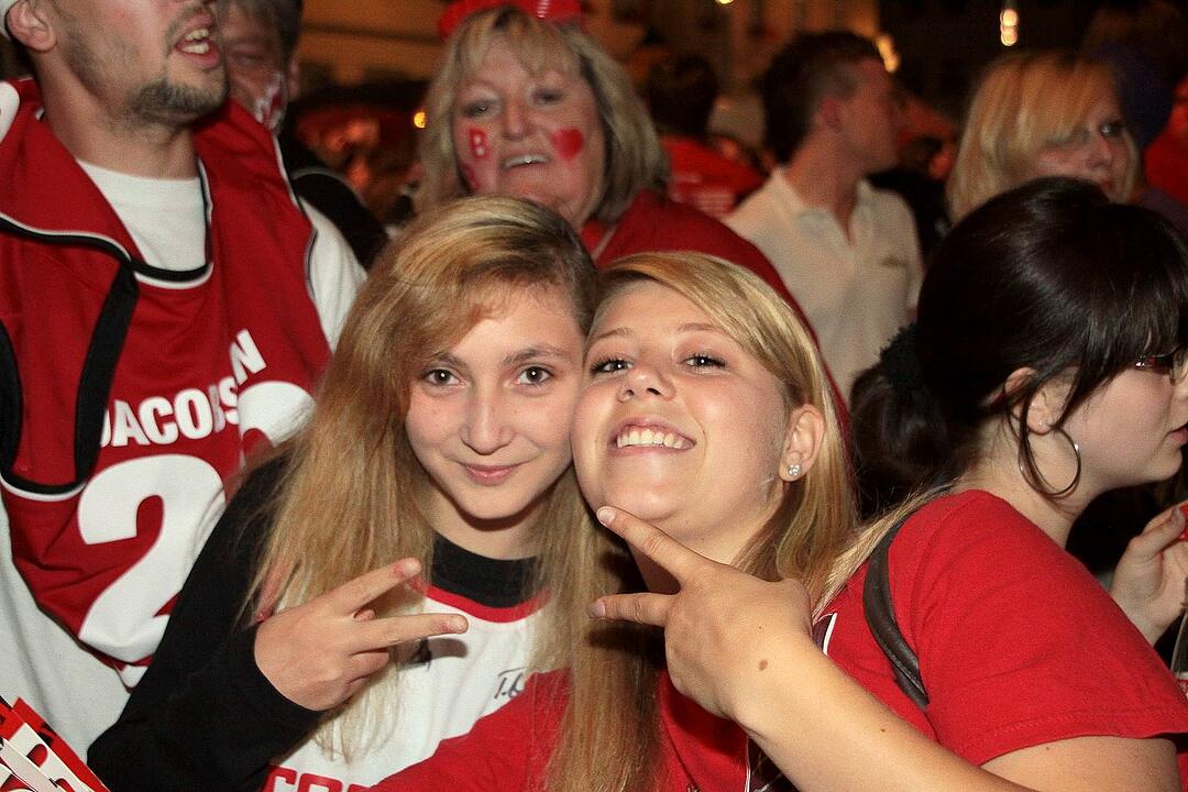 Meisterfeier Brose Baskets Bamberg Maxplatz