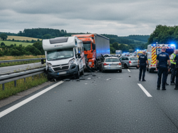 Symbolbild: Unfall auf Autobahn