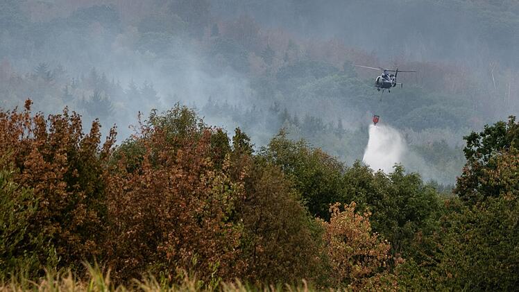 Waldbrand im H&uuml;rtgenwald