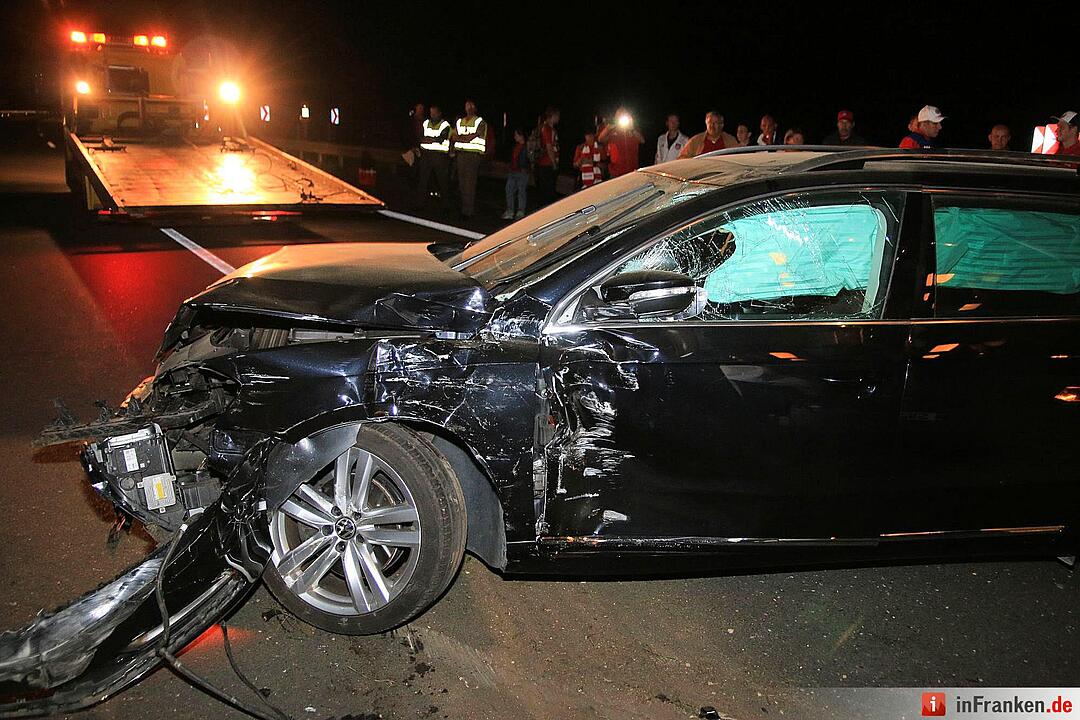 Unfall mit Reisebus auf der A73