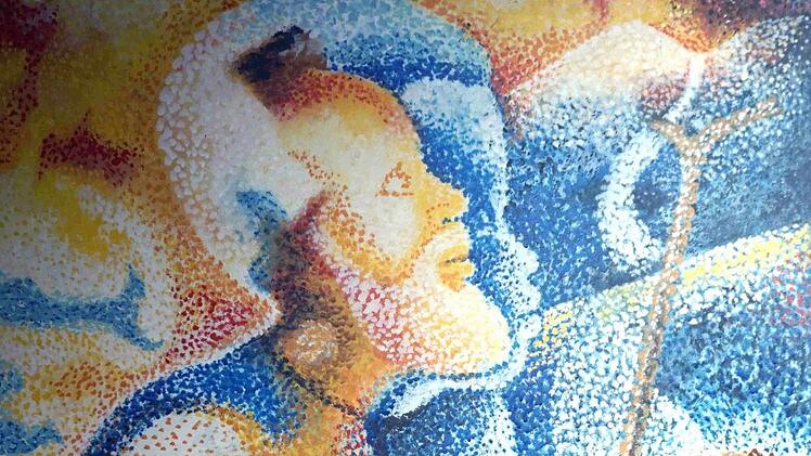 Die Ausstellung "Farben des Senegal" ist noch bis 20. Oktober geöffnet.   Foto: Richard Sänger