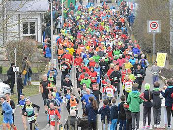 Mächtig was los war beim Saaletal-Marathon des SV Ramsthal. Fotos: ssp