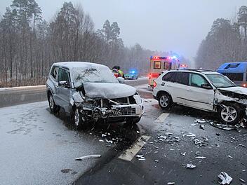 Unfall zwischen Bamberg und Pödeldorf. Foto: News5/Merzbach