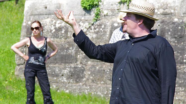 Impressionen von den Proben der Rosenberg-Festspiele. Foto: Marco Meißner