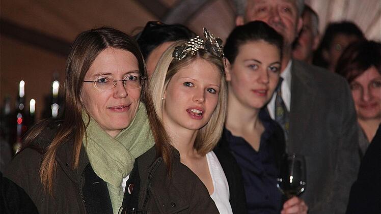 Staunendes Publikum.