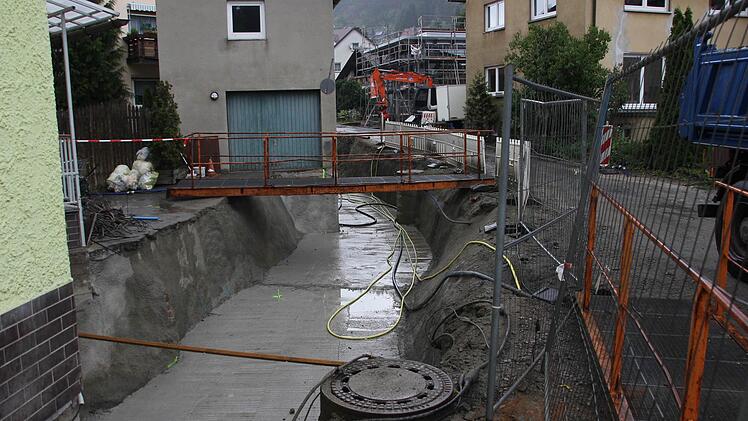 Blick auf die Baustelle  Foto: Friedwald Schedel