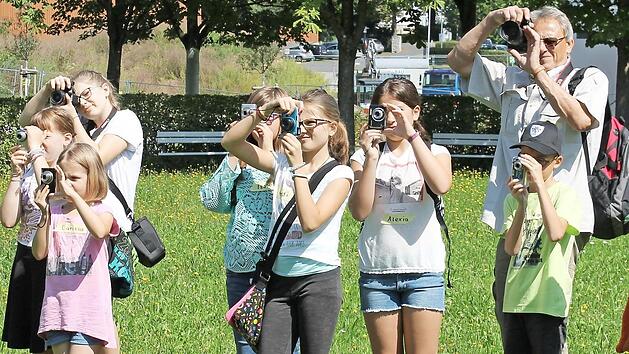 Immer sehr beliebt ist der Kinder-Fotokurs des Foto-Creativ-Kreises im Rahmen des Eberner Ferienprogramms der Vereine. Foto: Janina Reuter