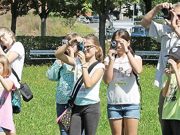Immer sehr beliebt ist der Kinder-Fotokurs des Foto-Creativ-Kreises im Rahmen des Eberner Ferienprogramms der Vereine. Foto: Janina Reuter