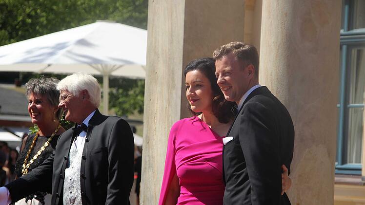 Dorothee Bär (links) mit ihrem Ehepartner Oliver Bär