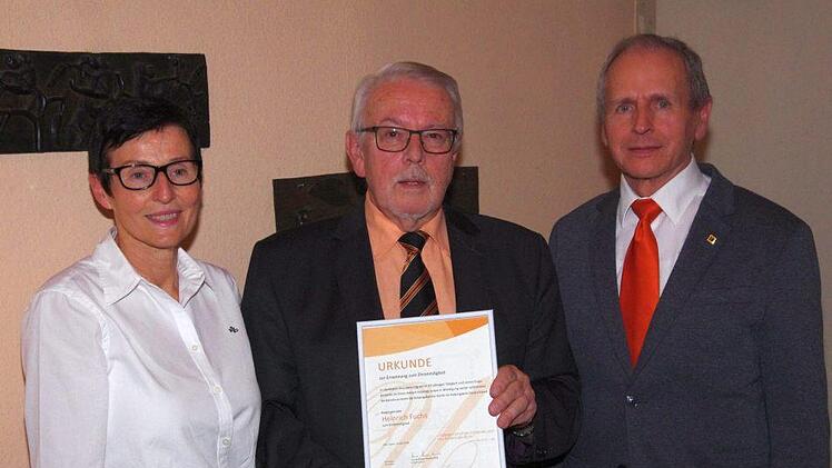 Ehrenmitgliedschaft für Heinrich Fuchs
