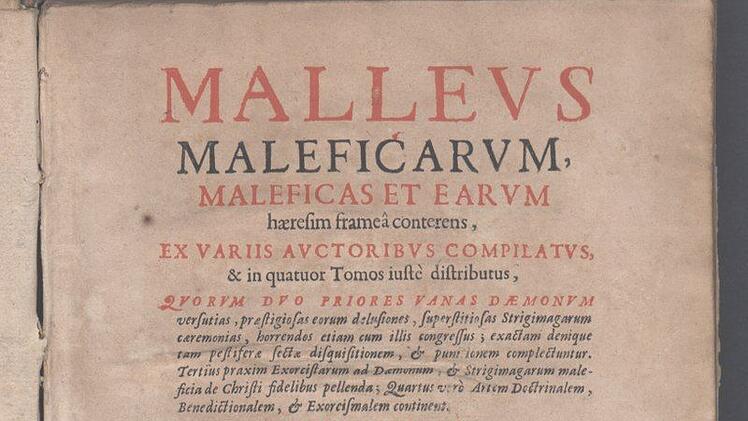 Titelseite des „Malleus maleficarum“, Lyon 1669