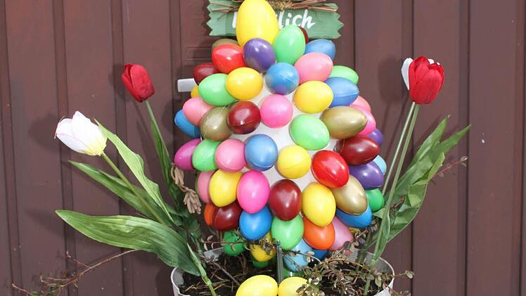 Osterdekoration - auch selbst gemacht. Foto: Sonja Adam