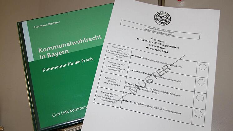 Die Stimmzettel zur OB-Wahl am 6. März wurden vom Wahlausschuss genehmigt.  Foto: Jennifer Hauser