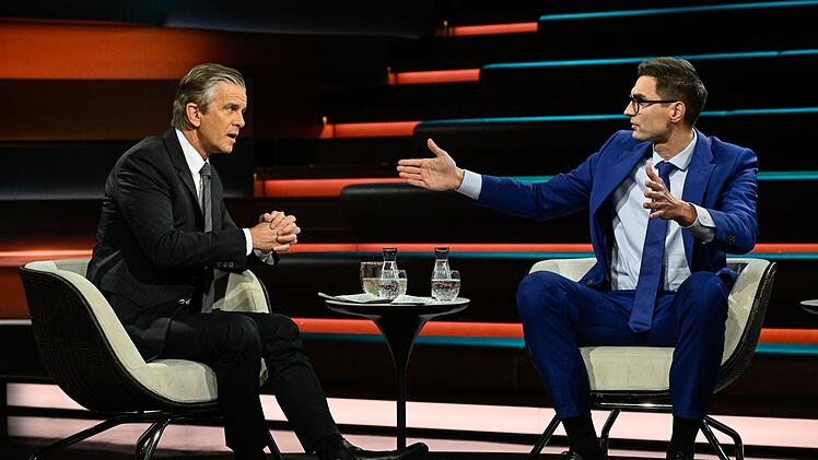 Markus Lanz (links) diskutierte am Mittwochabend mit CDU-Politiker Sepp Müller über das geplante Rentenpaket der Regierung.