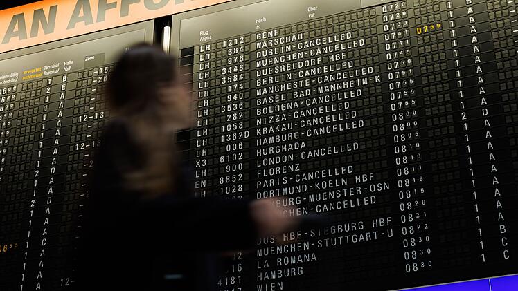 Streik der Lufthansa-Crews - Frankfurt