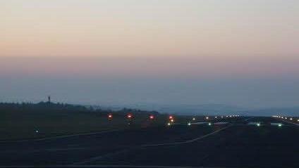 Startbahn auf der Coburger Brandensteinsebene