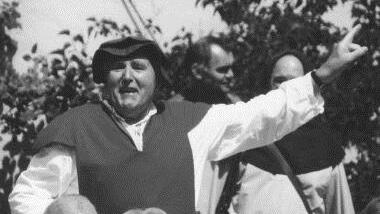 Meier als Ausschreier beim Empfang im Innenministerium Foto: privat