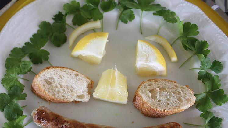 Die Sieger-Kreation: Die Zitronenbratwurst landete auf Platz 1.