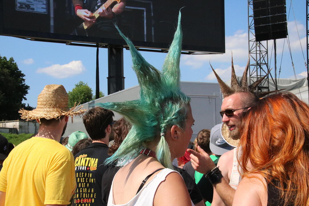 Halbnackt oder im Kostüm: Stimmung bei RIP 2017