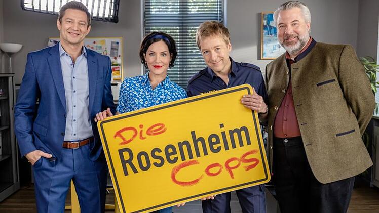"Die Rosenheim-Cops" zählen zu den verlässlichsten Serien-Hits des ZDF, von links: Igor Jeftić, Marisa Burger, Max Müller und Dieter Fischer.