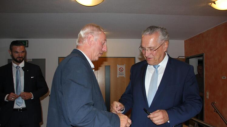 Joachim Löffler (links) und Joachim Herrmann Foto: Veronika Schadeck