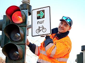 Bamberg: Stadt will Radverkehr stärken - 125 neue Grünpfeile für Radfahrer installiert