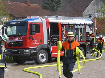 Die Heiligenstadter Feuerwehr wird auf Herz und Nieren geprüft.  Foto: Carmen Schwind