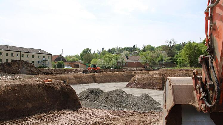 Die Erdarbeiten haben begonnen. Thomas Malz