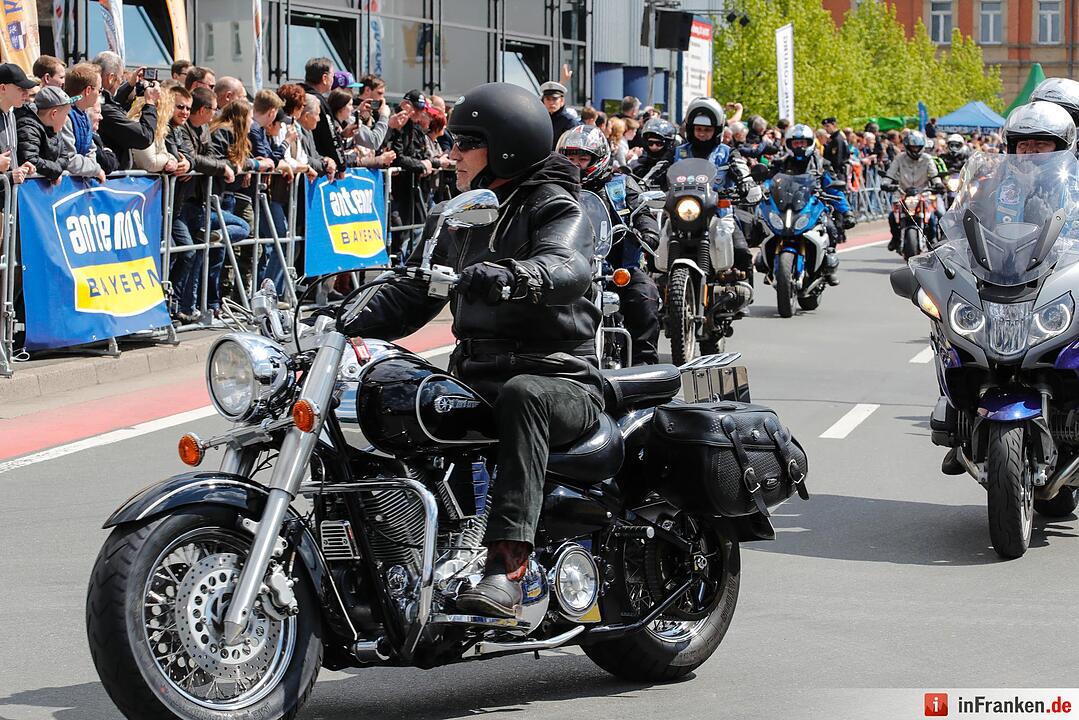Motorradsternfahrt in Kulmbach: der Sonntag