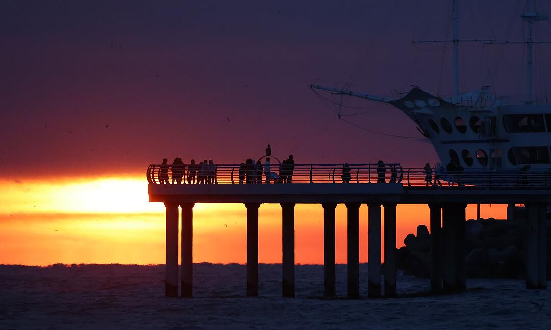 Den Sonnenaufgang genie&szlig;en