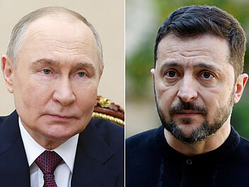 Wladimir Putin und Wolodymyr Selenskyj