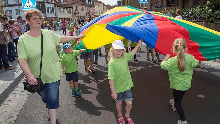 Abteilung der TS Lichtenfels  Foto: Klaus Gagel