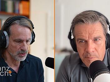 Im Podcast "Lanz + Precht" sprachen Richard David Precht (links) und Markus Lanz &uuml;ber den Krieg in Nahost.