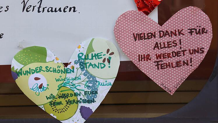 Manche Stammkunden bedankten sich schriftlich.